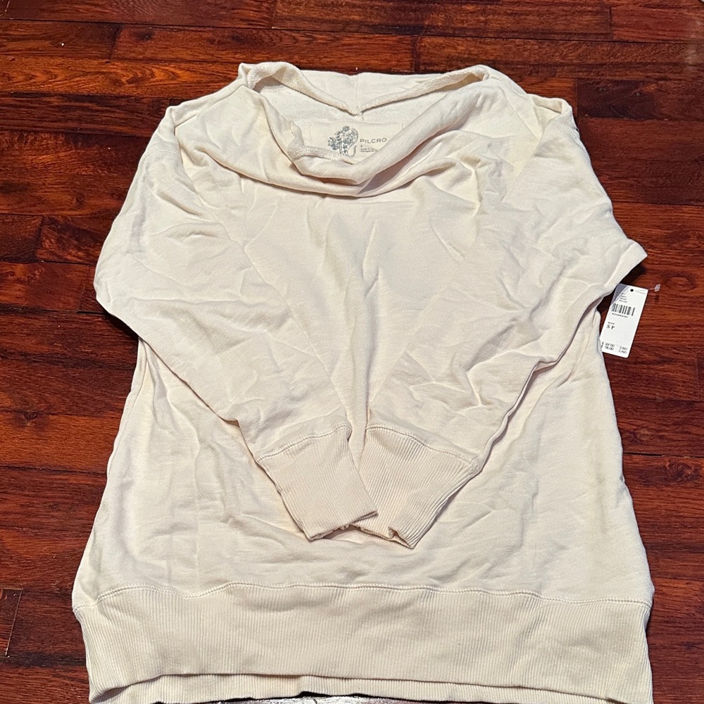 NWT Pilcro (Anthropologie) Cream Sweatshirt